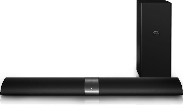 Phi­lips-Fi­de­lio-HTL9100--7.1-Soundbar-mit-Subwoofer