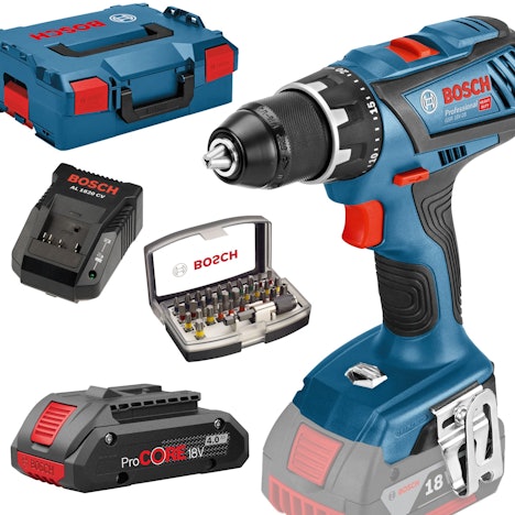 Bosch GSR 18V-28 Akkuschrauber mit 4,0 Ah Procore Akku 18V L-BOXX + Bit Set für 149,- EUR inkl. Versand