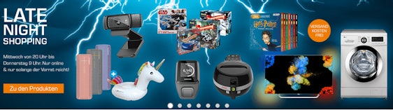 Saturn Late Night Shopping in der Übersicht - z. B. Ultimate Ears UE Boom 2 Bluetooth-Lautsprecher für 111€