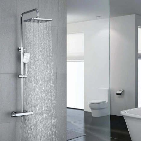 Duschsystem mit Thermostat Regendusche Duschset
