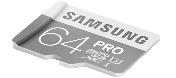 Samsung PRO microSDXC 64GB UHS-I U3 für 30€ - schnelle Speicherkarte mit bis zu 90MB/s beim Lesen und 80MB/s beim Schreiben