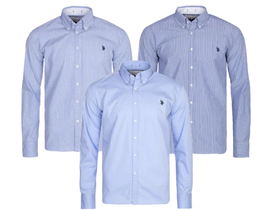 U.S. Polo Herrenhemd für 25€ – in M bis XXL, Slim Fit