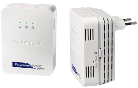 Netgear Powerline AV 500 Netzwerkadapter für 58€ - Netzwerkverbindung über die Steckdose