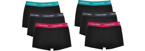 Calvin Klein Boxershorts 6er Pack für 30€ - 2 x 3 versch. Farben