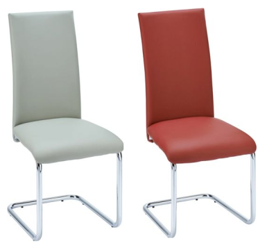 Schwingstuhl Moris für 20€ bei Mömax-Filialabholung - in Lederlook grau oder rot