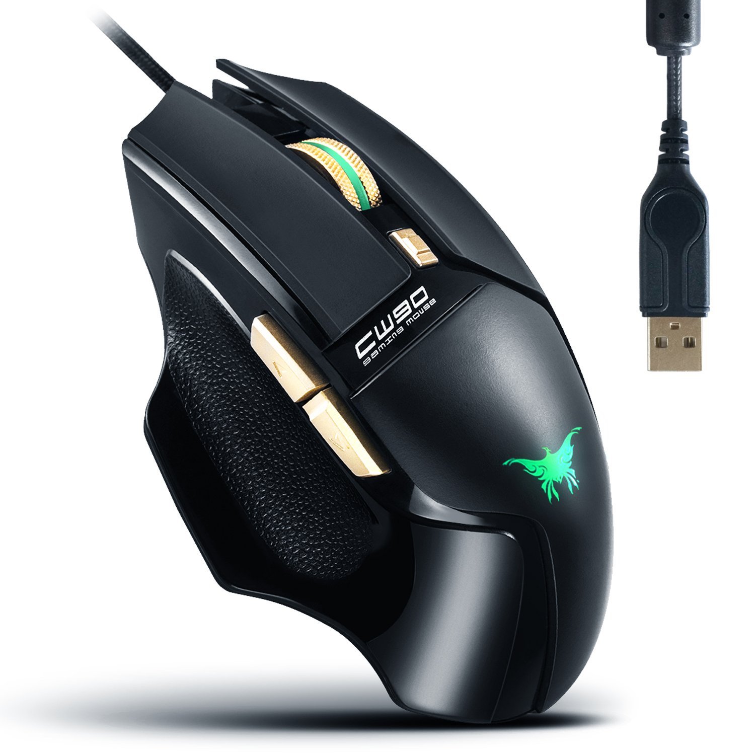 [6,39€ statt 15,99€ ] AOSO CW90 USB Gaming Mouse für PC &amp; Mac
