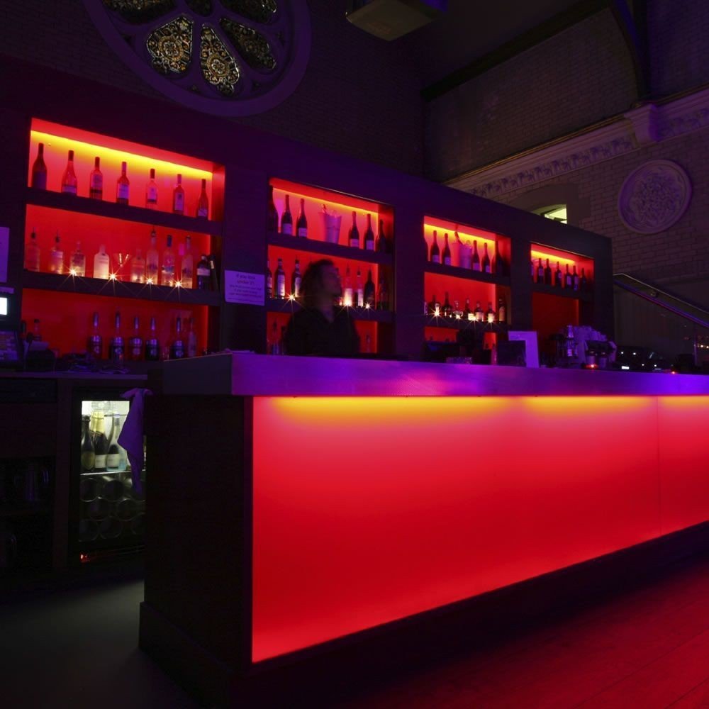 5 Meter SMD 5050 LED Strip Full Kit mit 44-Tasten IR Fernbedienung und 12V Netzteil