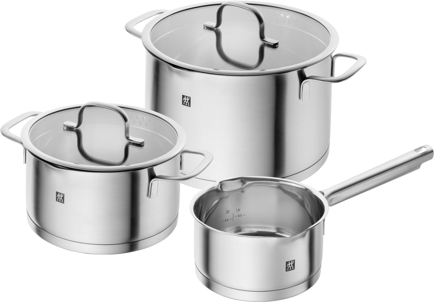 ZWILLING TrueFlow Kochtopfset 3-tlg Edelstahl im Angebot: Nur 136,24€ statt 199,00€