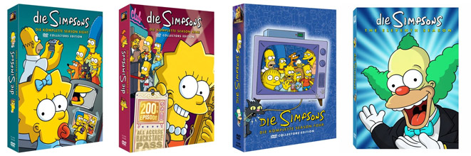 Die Simpsons Staffeln 1 - 15 für je 9,97€ - als DVD bei Amazon