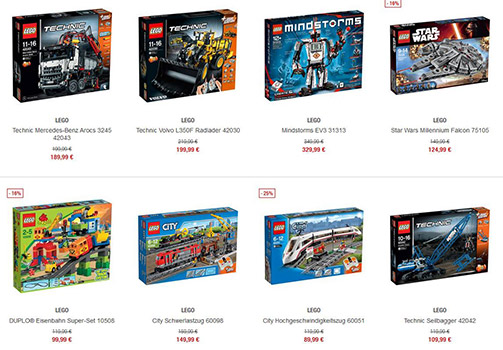 Bis zu 20% auf Lego Star Wars Artikel + 20% Extrarabatt für Paybackkunden - Galeria Kaufhof