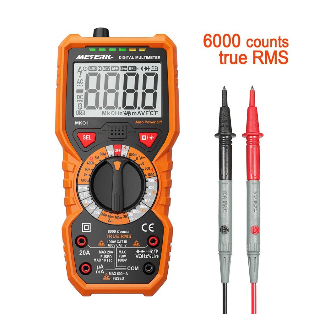 Amazon: Meterk Digitales Messgerät Multi Tester für nur 19.31€