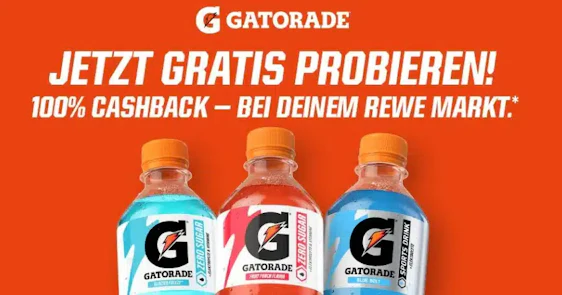 Gatorade gratis testen - ab 13.04.2026