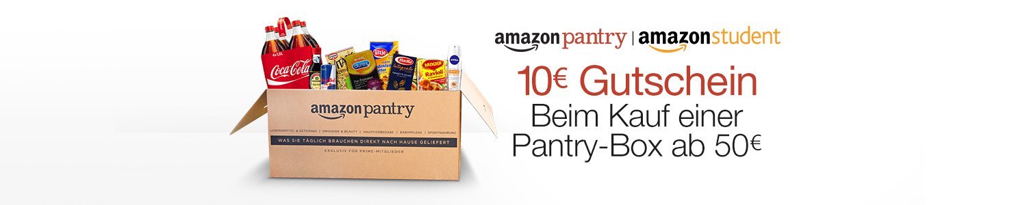 Amazon Pantry Rabatte für Studenten-und Primemitglieder in der Übersicht