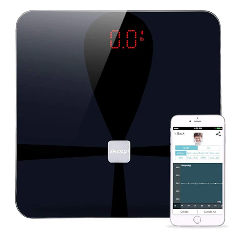 Körperfettwaage (bis 180kg) mit Bluetooth 4.0 und Android bzw. IOS App
