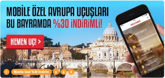 pegasus 30 prozent rabatt app