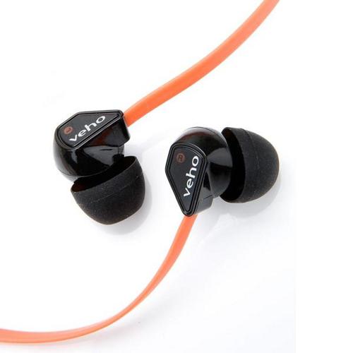 Kopfhörer von Veho mit Qube Noise Isolating Technology und innovativem Flachbandkabel 9,90€ statt 35,50 €