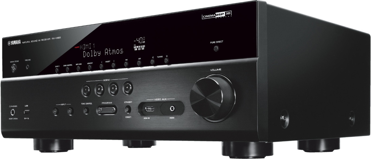Yamaha RX-V683 für 399€ - 7.2 AV-Receiver mit WLAN &amp; Bluetooth, Dolby Atmos