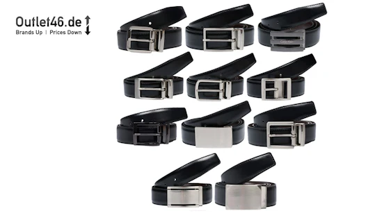 Calvin Klein Herren Ledergürtel in Geschenkbox – wahlweise in schwarz oder braun für 19,46€