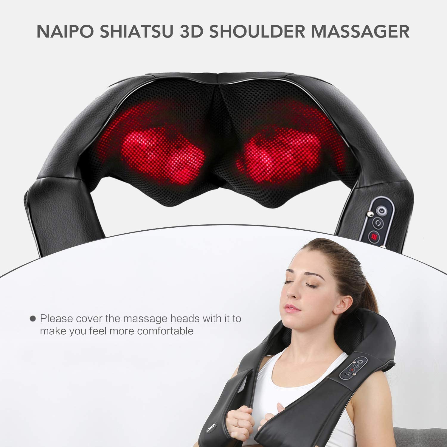 Blitzangebot - Naipo Schulter Massagegerät mit Wärmefunktion