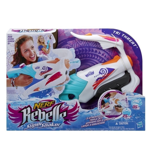 Hasbro B0476EU4 - Nerf Rebelle Super Soaker Triple Threat - 7,85 €