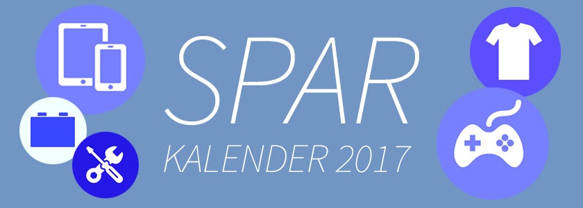 Der Sparkalender 2017 gibt euch nützliche Tipps.