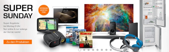 Saturn Super Sunday am 13.11.2016 - z. B. Seagate Expansion Portable 1.5TB für 55€