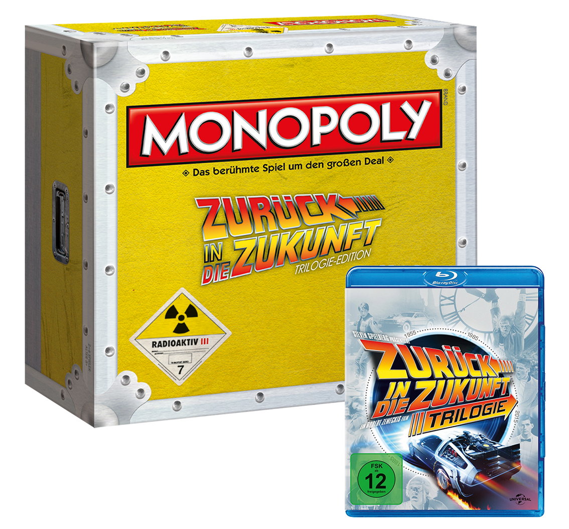 Monopoly Zurück in die Zukunft Collector's Edition für 35€ - inkl. Trilogie auf Blu-ray