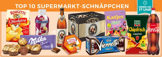 Top 10 Supermarkt Schnäppchen der KW 51 - z. B. Milka Schokolade für 0,55€