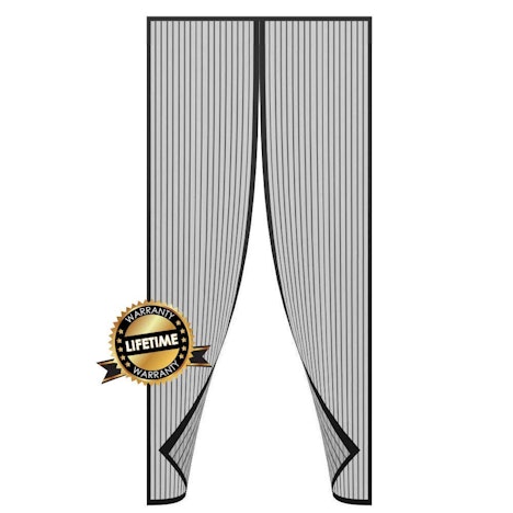 BamTyo Magnet Fliegengitter Tür Insektenschutz 90x210CM, Der Magnetischer Fliegenvorhang Moskitonetz