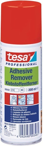 tesa Klebstoffentferner Spray (200 ml) für 8€ - entfernt Kleber, Etiketten und Verschmutzungen mit Fett, Teer und Harz