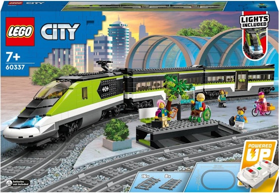 Lego (60337) City für 88€ - Eisenbahn, Personenschnellzug, ab 7 Jahren, 764 Teile