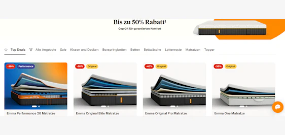 Emma Mai Sale: Bis zu 50% Rabatt auf Matratzen, Betten & Zubehör 🛏️💤