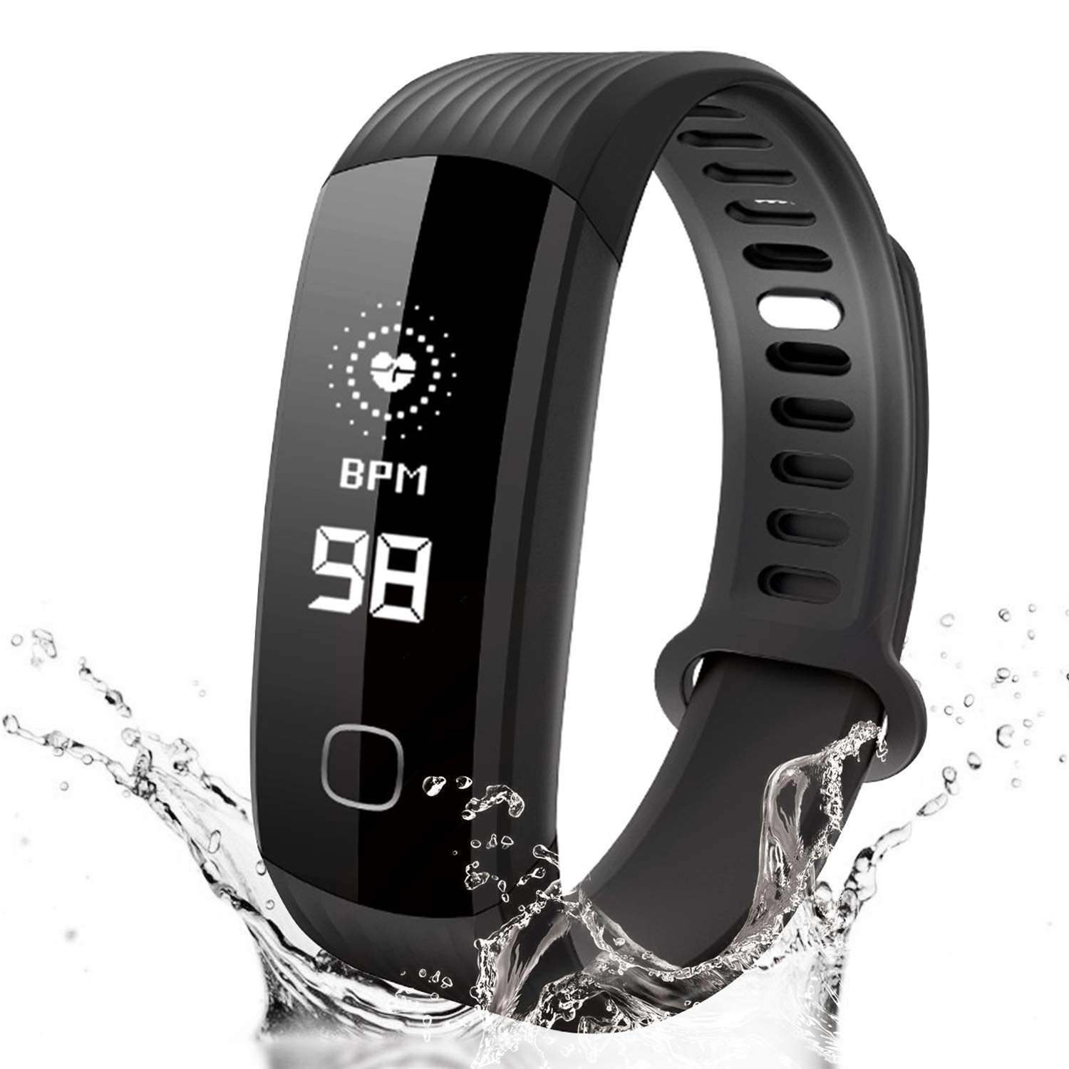 Smart Fitnesstracker Herzfrequenzmesser Schrittzähler Kalorienzähler Nachrichten Remind NEWYES