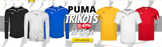 Puma Teamware Sale bei Sportspar - z. B. Trikots ab 11€