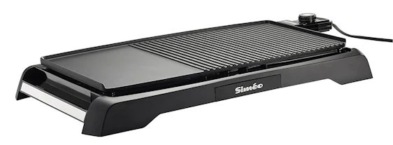 Simeo CV 320 Plancha Mix Grillfläche 53,3 x 22 cm, 1800 W