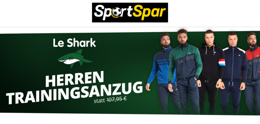 Le Shark Trainingsanzüge im Sale für 16,66€ - Super günstige Trainingsanzüge, stilvoll, versch. Farben