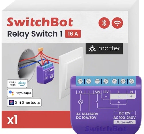 Smart Relais Schalter mit Bluetooth-Repeater, Matter-kompatibe für 9,39€(statt 14,90€)