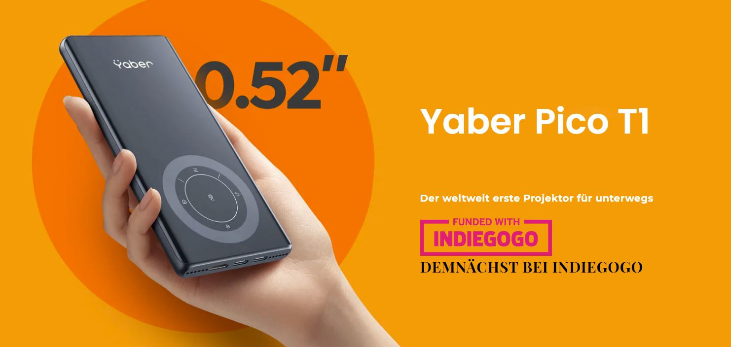 Ein Beamer für die Handtasche » Der Yaber Pico T1 stellt sich vor