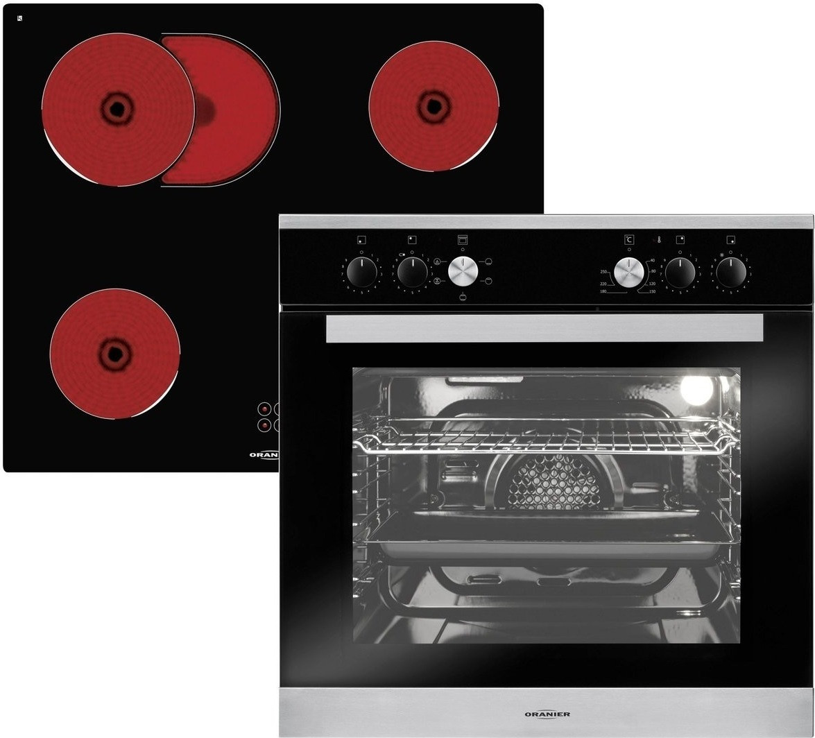 Oranier Einbauherd-Set (9906 01) für 289€ – Herd-Set mit Glaskeramikkochfeld