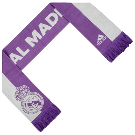 Real Madrid Fanschal für unter 6€ - Adidas, in den Farben Weiß und Lila