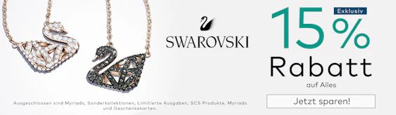 15% Rabatt auf Alles bei Swarovski