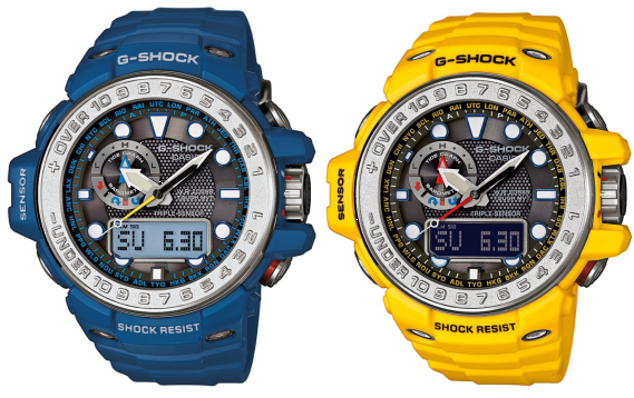 Casio G-Shock Gulfmaster GWN-1000 für 269€ - in gelb oder blau