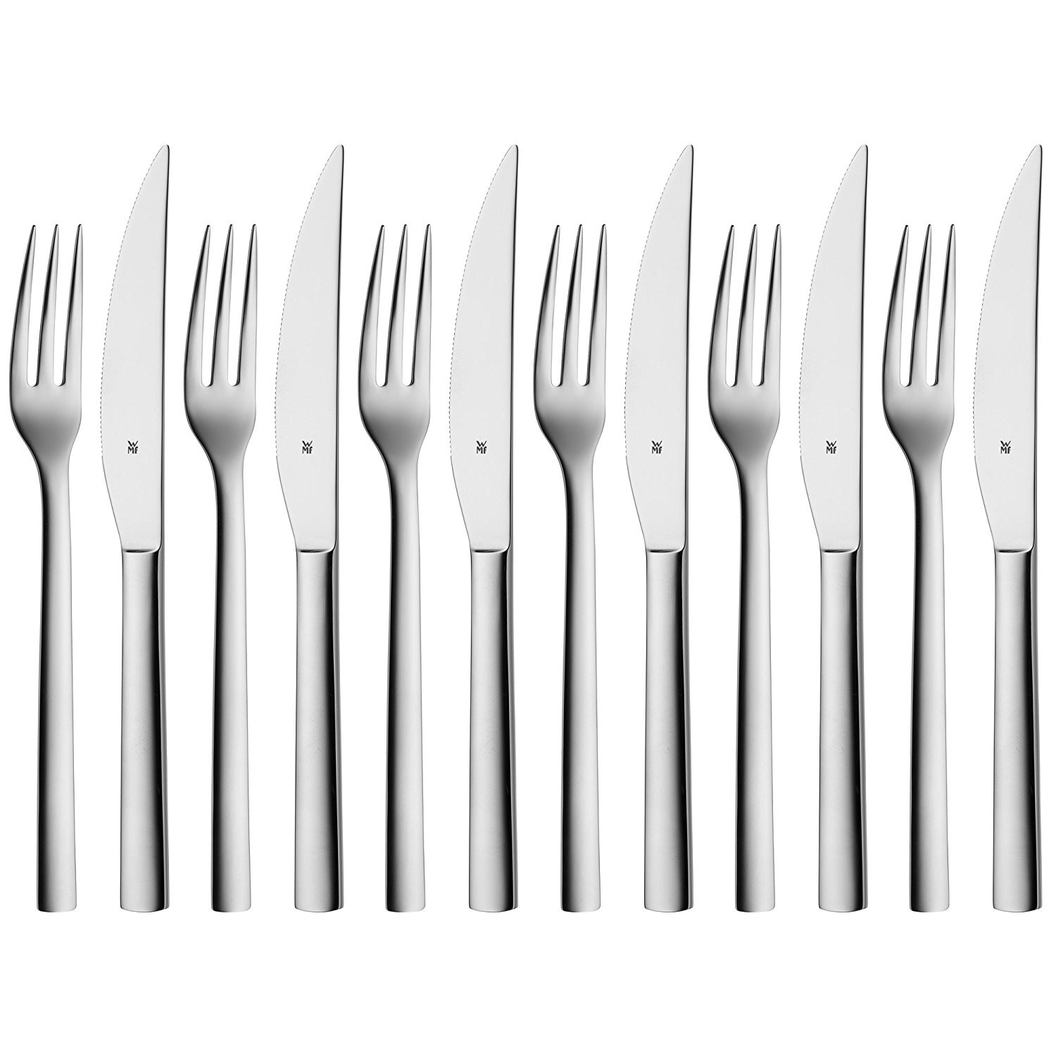 WMF Steakbesteck-Set 12-teilig Steakgabel für 22,22 EUR