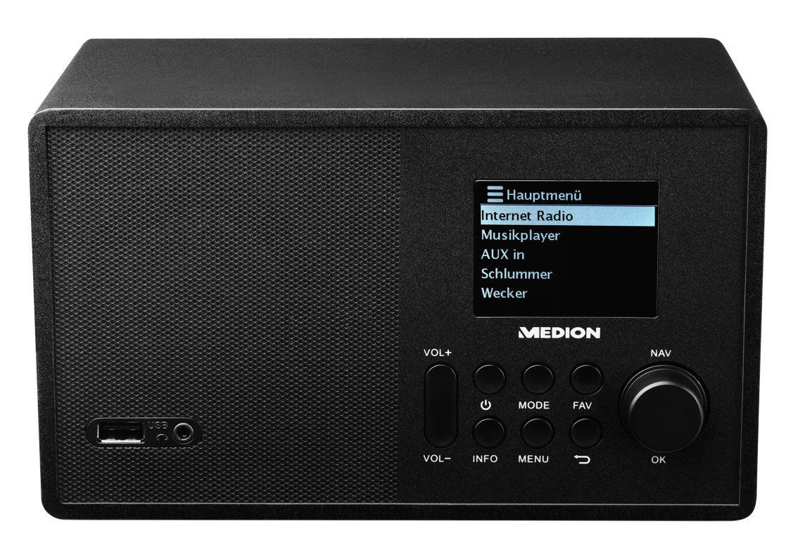 Internetradio MEDION E85040 für 67,99 EUR inkl. Versand