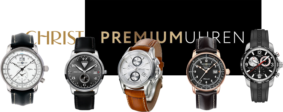Luxus Uhren Sale im Christ Outlet - z. B. günstige Uhren von Zeppelin, Junkers oder Certina