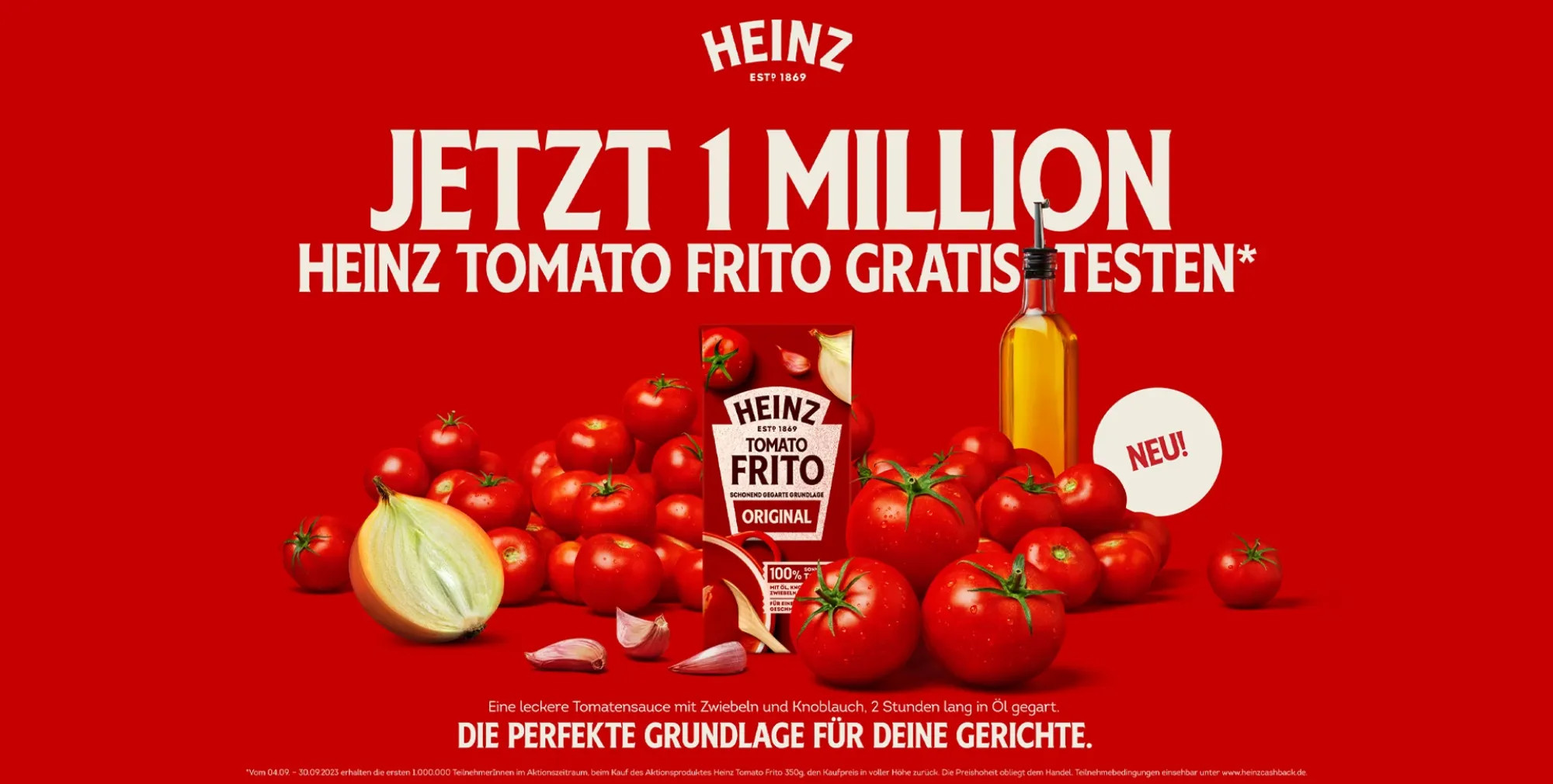 Heinz Tomato Frito (350g) gratis testen – dank Geld-zurück-Garantie (GzG)