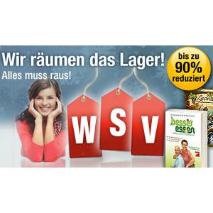 Bis zu 90% Rabatt im Sale bei buecher.de