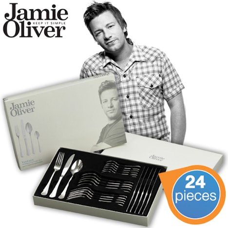 Jamie Oliver 24-teiliges Vintage Besteckset für 45,90€