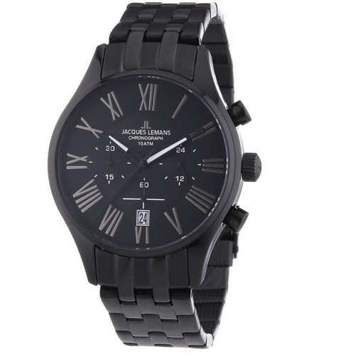 Jacques Lemans Herren-Armbanduhr - XL Capri Chronograph für 90,98€
